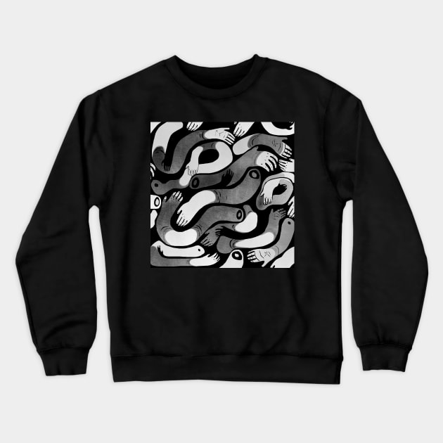 hands Crewneck Sweatshirt by Francisco1